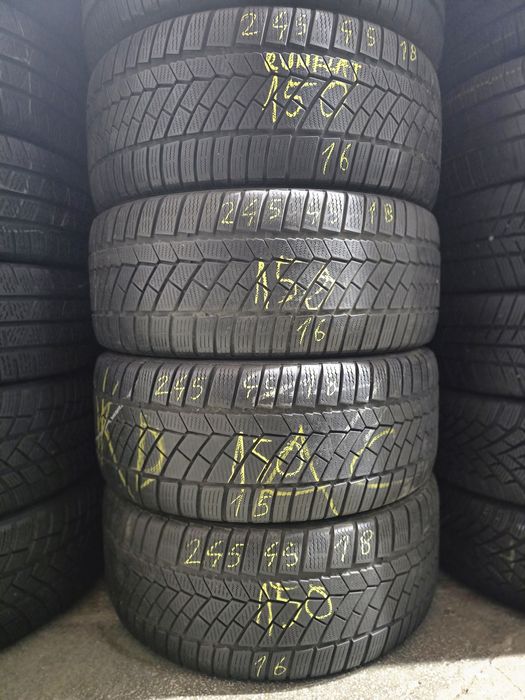 4x 245/45/18 M+S CONTINENTAL RUNFLAT Stare excelentă