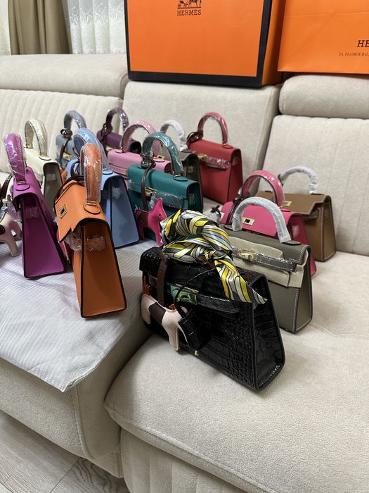 Geanta Hermes Kelly 19cm Piele naturala 100%