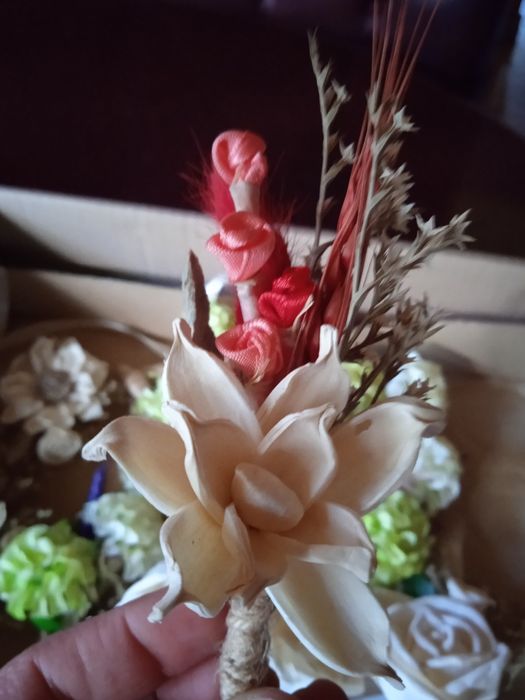 Булчински букети за хвърляне, шаферки букет , аксесоари