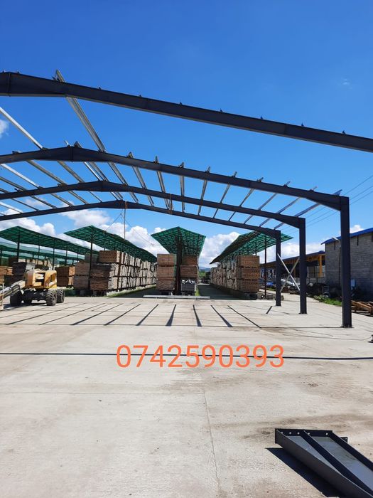 Vând hale metalică 12x30 h 4,5 m 8900 e extra ofertă