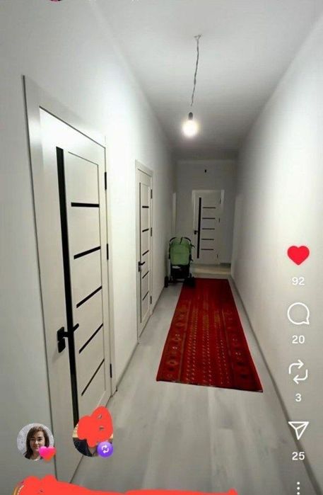 ARENDA Kvartira Chirchik shahrida 3 xonali Yengi Dilchehrada joylashga