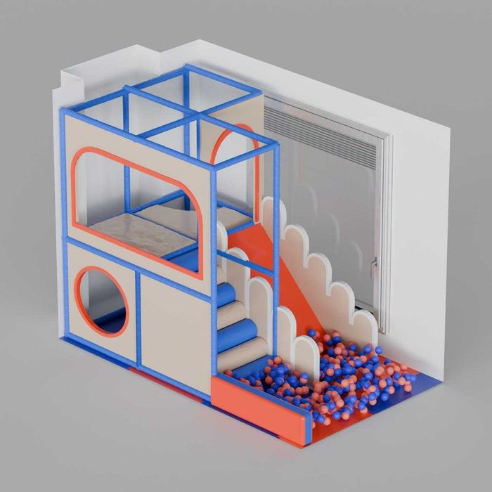 Детский лабиринт, детский игровой парк.