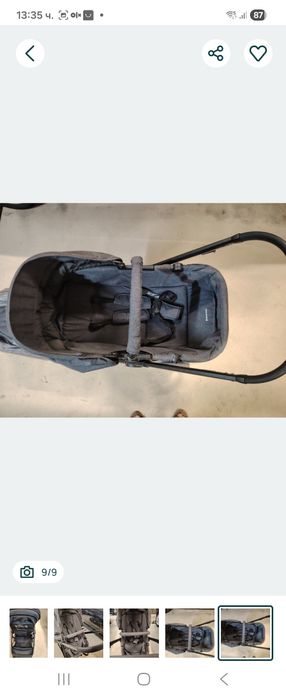 Комбинирана количка 3в1  kikaboo+ кошница