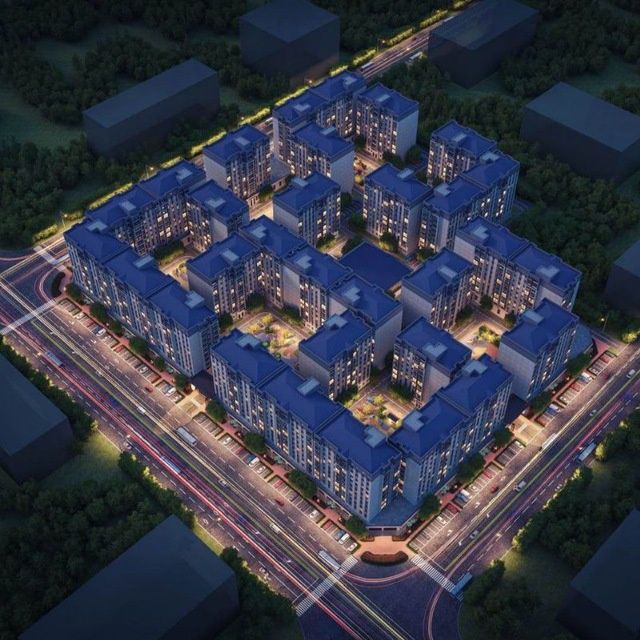 Nurafshonda qurilayotgan Tang saroy  qurilish kompleksi.