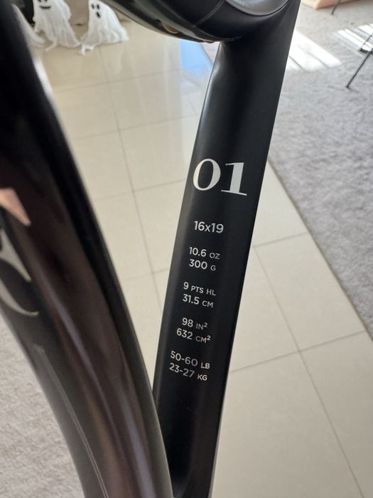 Тенис ракета Wilson RF 01 RM Roger Federer Performance Racquet Black