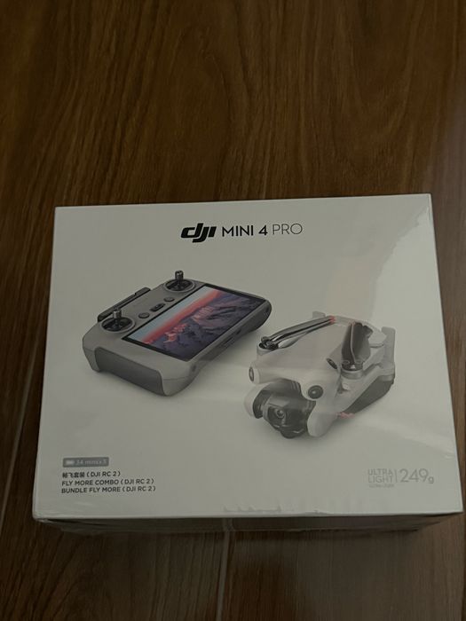 Drona dji mini 4 pro fly more combo rc2 SIGILATA