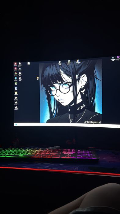 Пк игровой комплект мышка клава наушники монитор