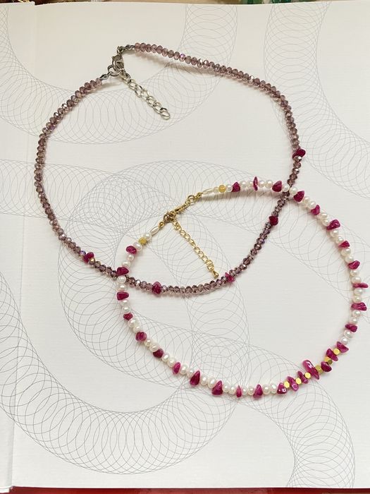 Бусы-чокеры ручной работы