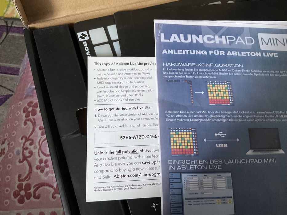 MIDI контроллер novation launchpad mini MK2