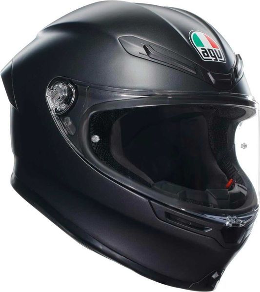 Нова Карбонова FULL FACE Каска За Мотор AGV K6 S AGV E2206 MPLK, Мат, L Размер, 2 години Гаранция