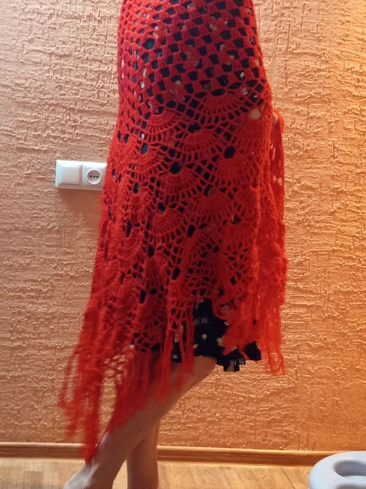 Пончо- платок ручной работы