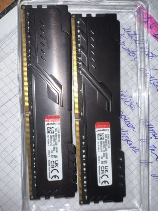 Kingston Fury Beast DDR4 16GB (2x8GB) 2666MHz CL16