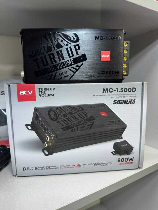 ACV MC-1.500 1-кан 500Вт моно усилитель Naqd yoki Muddatli