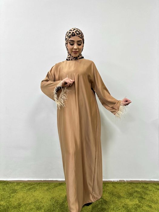 Вечернее полу-абая с поясом