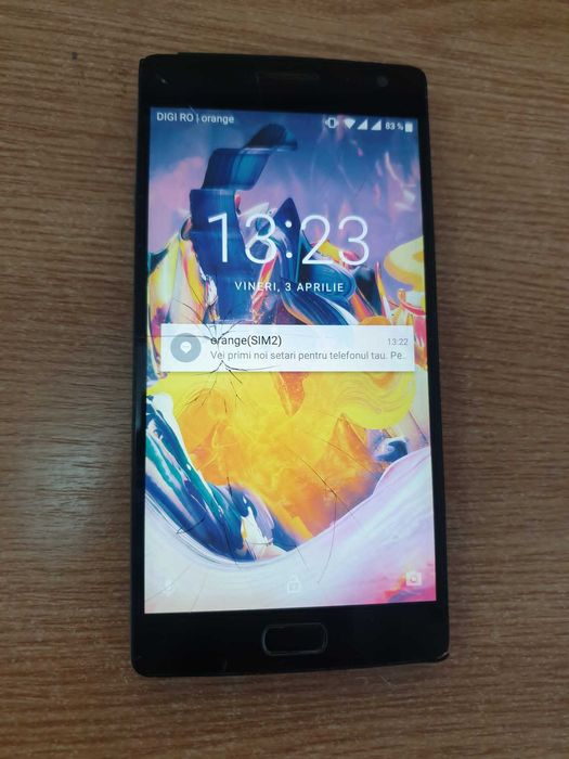 telefon Oneplus2 4G functional sticla display fisurata 64Gb