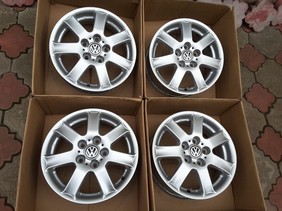 jante aliaj 15; 5x112; Vw Golf 5, 6, 7, Caddy, Touran, jetta