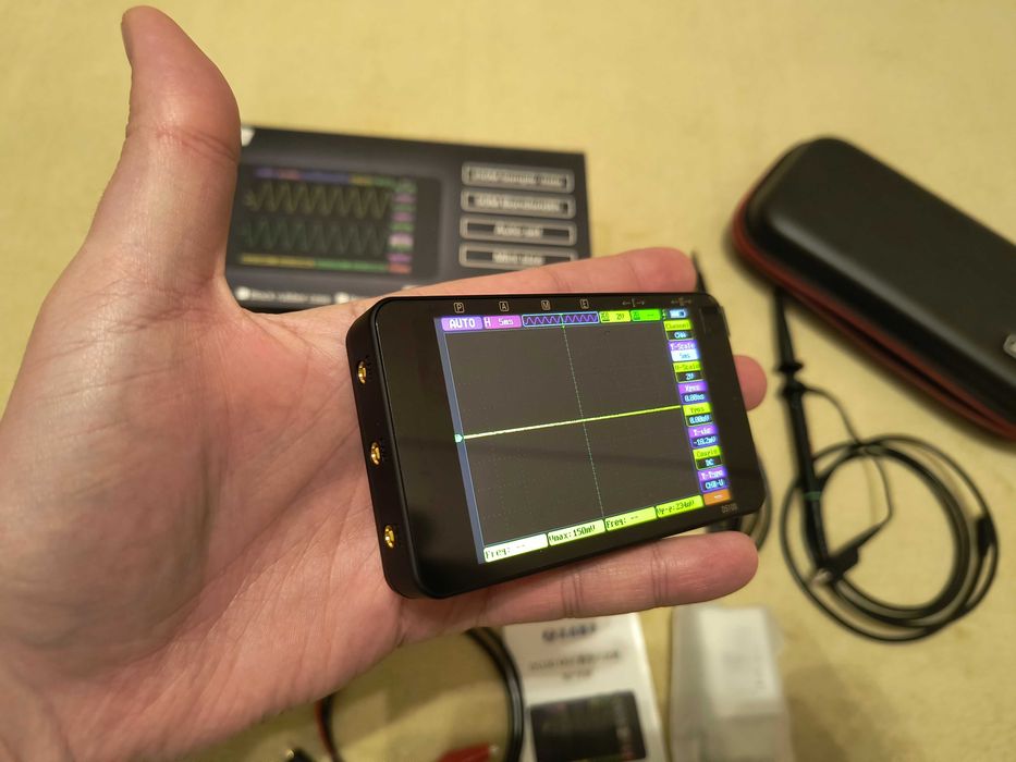 Alientek DS100  50Mhz 250M 3.5IPS Двуканален  осцилоскоп с генератор