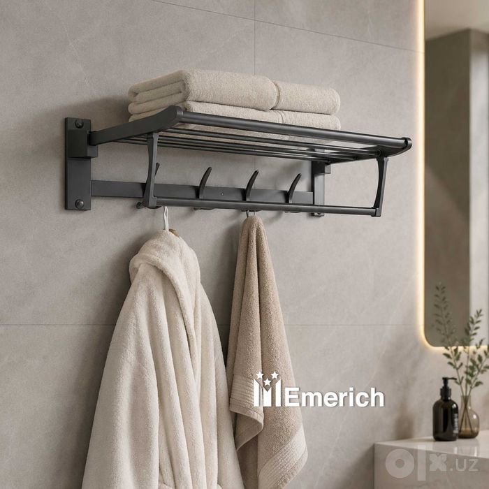 Настенная вешалка с полкой Emerich 88724-1C