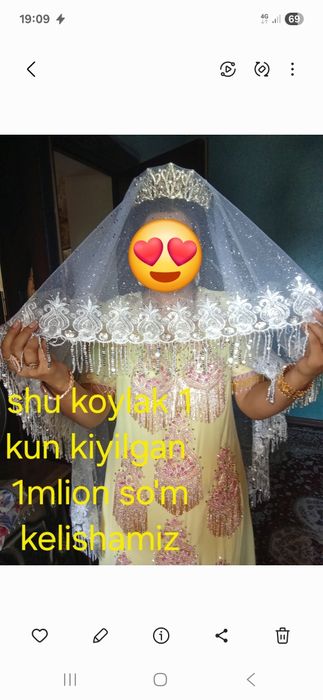 Kiyilgan bir marotaba yangiday qizili kiyilmagan