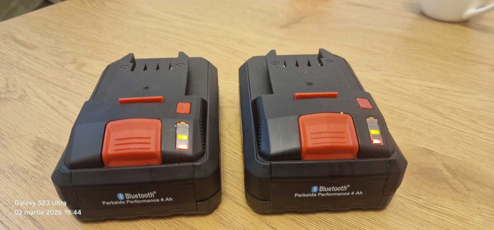2Acumulatori 4Ah, 20 V Smart Parkside