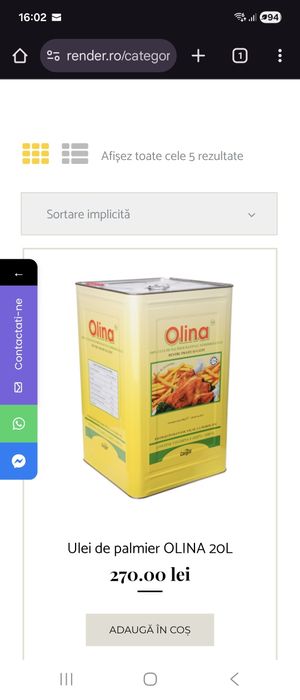 Ulei de palmier Olina