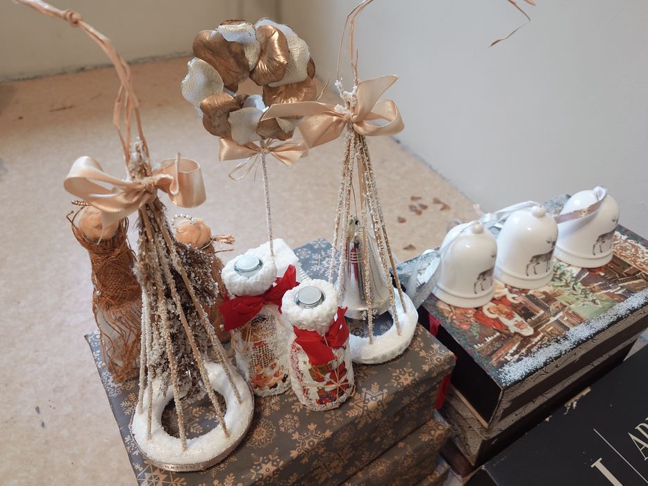 Ръчно изработени коледни играчки