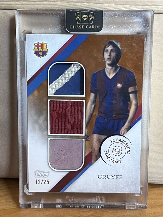 Topps FC Barcelona 125 Years Anniversary - Cruyff Triple Relic 12/25