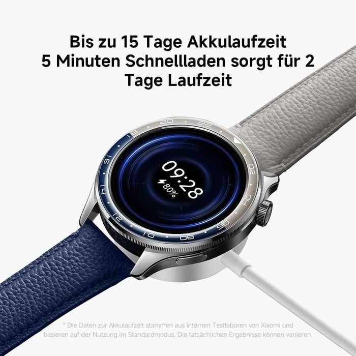 ПРОМО Нов Смарт Часовник XIAOMI WATCH S4 BLACK 47.3 MM, GPS, Пулсомер