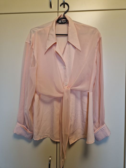 Ефирна риза  в бананов цвят