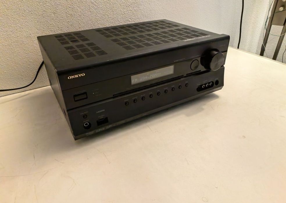 Amplificator Onkyo TX SR 607 HDMI Optical tuner iesire subwoofer statie amplituner