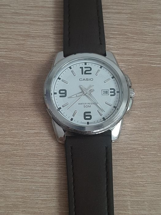 Ceas Casio MTP-1314P-7AVEF – Design Clasic, Curea Piele, Stare Bună