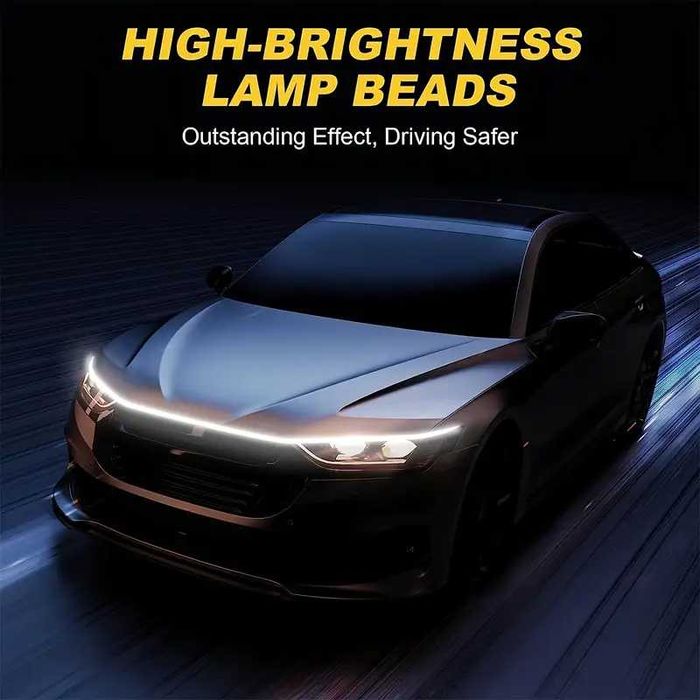 Lumini de zi Banda led pentru capotă auto