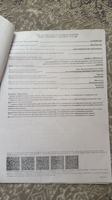 Участок в ЖМ сайраме