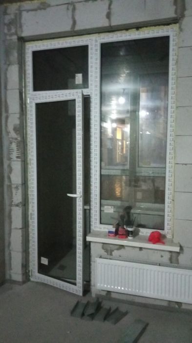 Пластиковые окна дверь