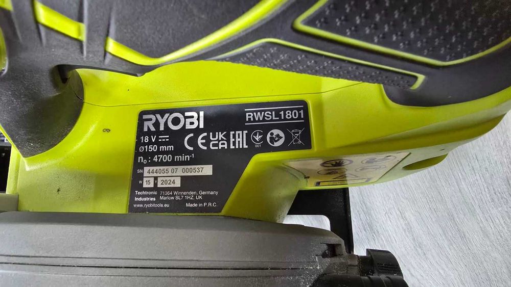 Акумулаторен ръчен циркуляр RYOBI RWSL1801M