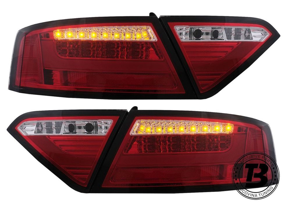 Stopuri LED compatibile cu Audi A5 8T Red Design