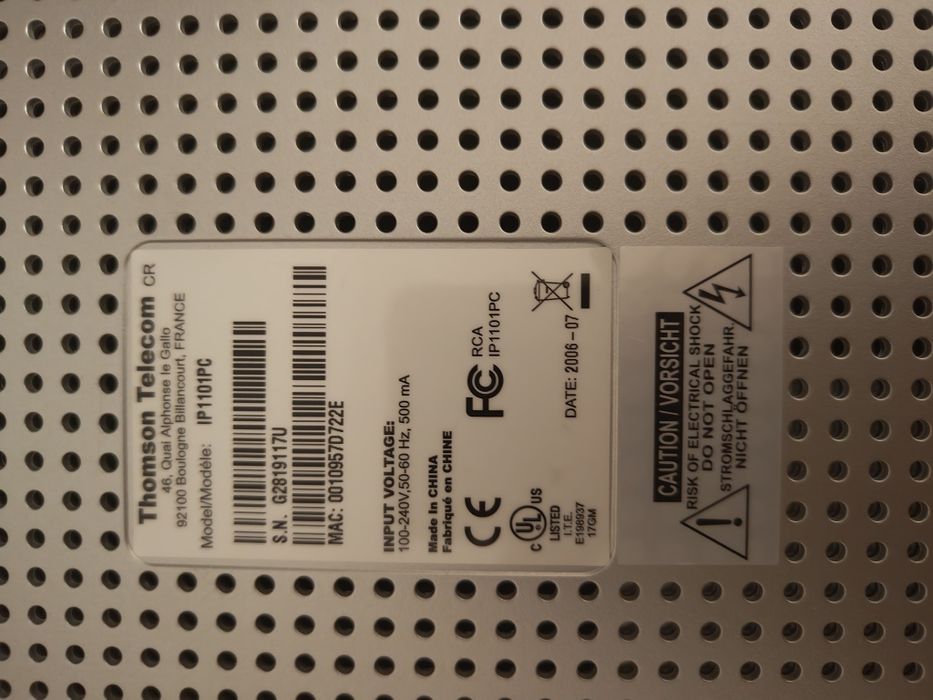 Receiver IPTV Thomson Maxdome