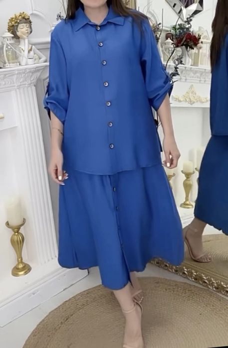 Продам комплект (рубашка с юбкой)