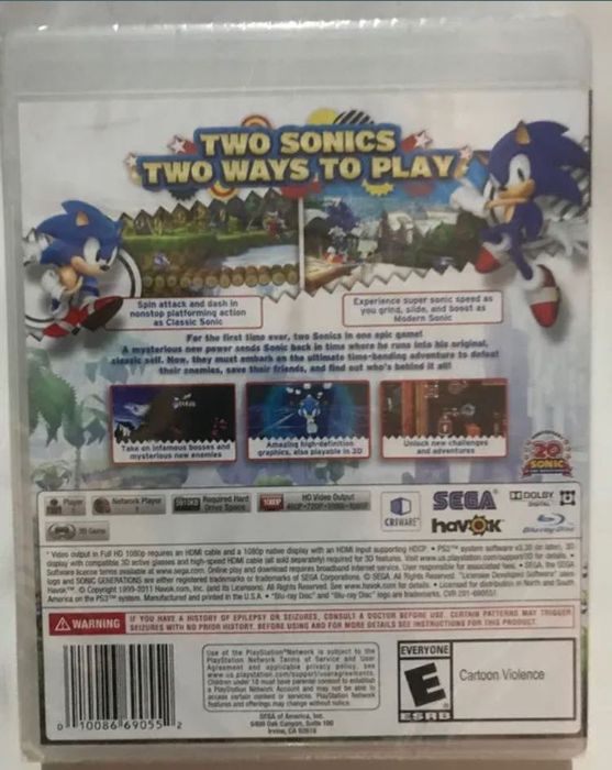 Плейстейшен 3 Sonic Generation