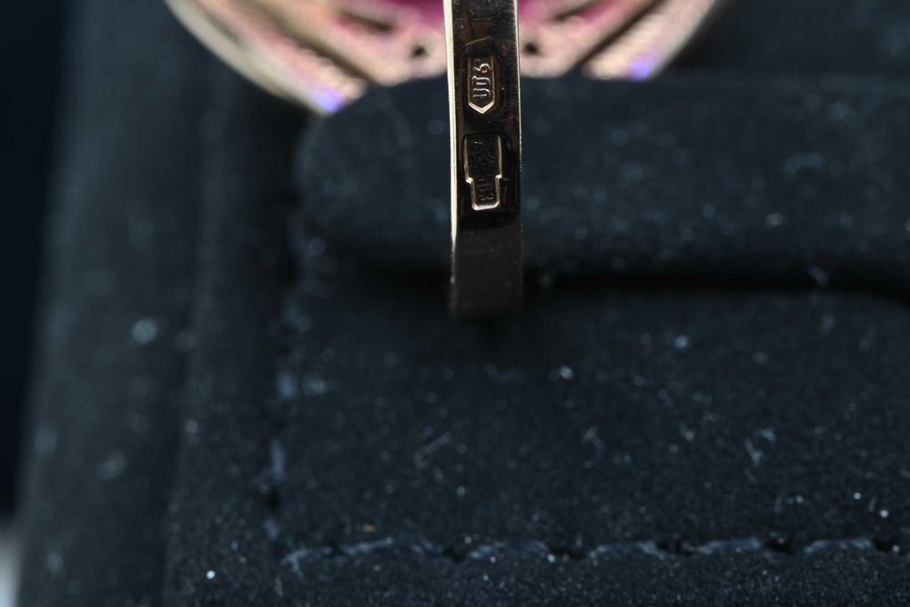 Нов Златен Пръстен с Рубин Съветски Съюз ( Русия) 583 ( 14к)