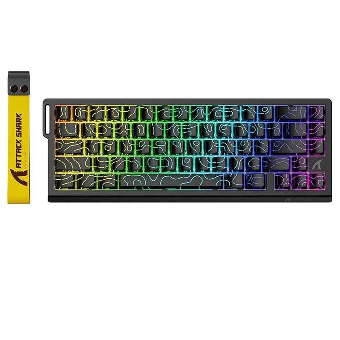 Клавиатура ATTACK SHARK X68 HE с быстрым нажатием и магнитными переклю