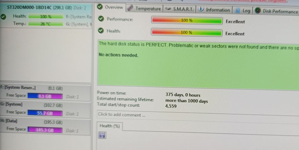 Hard Disk Seagate 320 GB / S-ATA / HDD