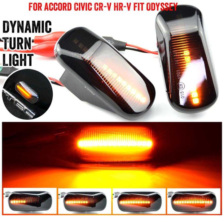 LED Динамични Мигачи Бягащи Honda Civic Accord Хонда CRV HRV