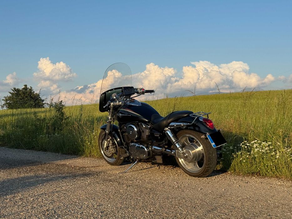 ЧОПЪР Kawasaki Meanstrike 1500 с генеранция Vance and Hines
