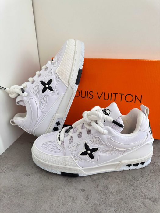 Adidasi Louis Vuitton Skate LV - White Produs Nou - Full Box