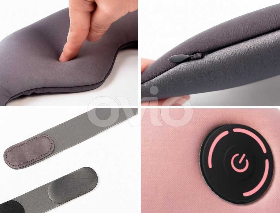 Беспроводная маска для глаз с подогревом и травяными пакетами