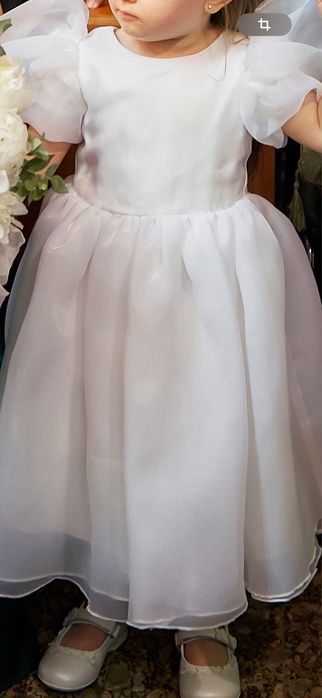 Rochie organza alba