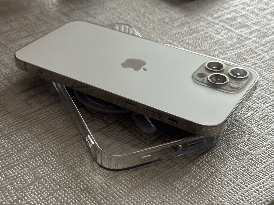 iPhone 12 Pro 128GB Silver (бял) – Перфектен, 100% Батерия.
