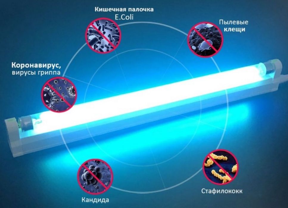 Бактерициная кварцевая лампа