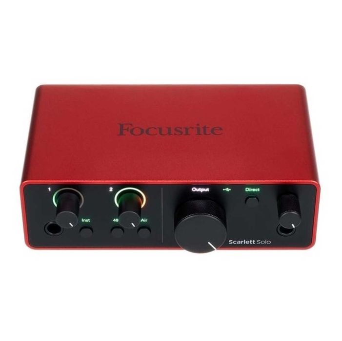 Focusrite Scarlett Solo 4 поколения Интерфейс
